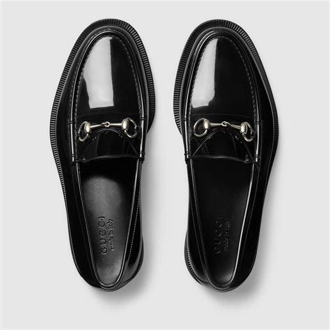 gucci horsebit rubber loafer